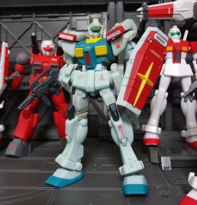 パーティを彩るご馳走や 1/220 8㎝食玩アサルトキングダム7 ジム － Assault Kingdom GM 機動戦士ガンダム